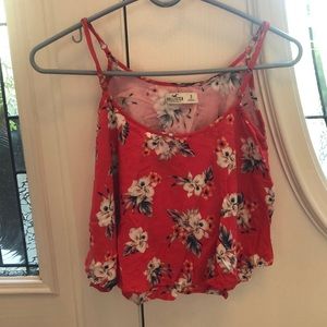 Floral hollister tank